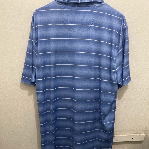 Men’s Extra Large Greg Norman shirt blue Stripes - Picture 5 of 5